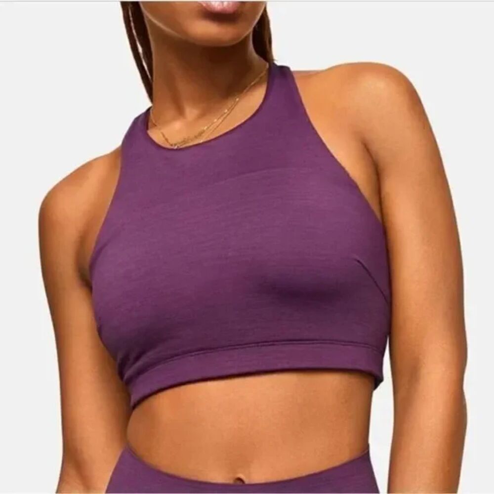 Outdoor Voices Move Free Crop Purple Heather Size Small